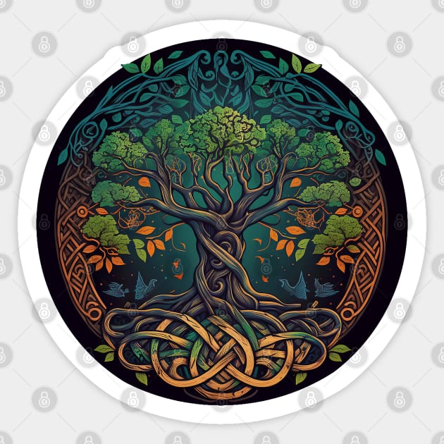 Celtic Tree of Life Sticker by tatadonets